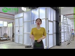 বোরারি আইএসও ক্লিন রুম মডুলার পিভিসি ওয়াল প্যানেল সমাবেশ হার্ড ওয়াল এফএফইউ ক্লিন রুম