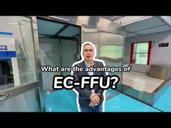 ডেস্কটপের জন্য ইন্টিগ্রেশন FFU অনুভূমিক ফ্লো ফ্যান ফিল্টার ইউনিট পাশে মাউন্ট করা যেতে পারে