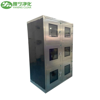 ট্রান্সফার উইন্ডো 220v50hz ক্লিন রুম বক্স স্টেইনলেস স্টীল মাধ্যমে পাস