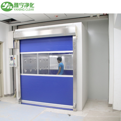 PVC শাটার ডোর 27m/S কার্গো এয়ার শাওয়ার টানেল ইভা সিলিং স্টেইনলেস স্টিল