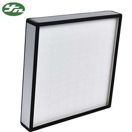 AHU HVAC সিস্টেমের জন্য অ্যালুমিনিয়াম ফ্রেম HEPA এয়ার ফিল্টার / মিনি প্লেট HEPA ফিল্টার