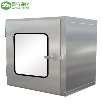 SUS304 স্ট্যাটিক ক্লিনরুম পাস বক্স UV ল্যাম্প 220V এয়ার টাইট ইভা সিলিং
