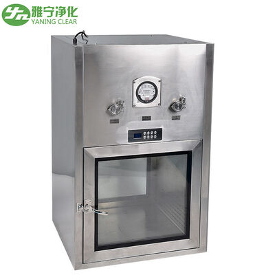 স্টেইনলেস স্টিল SUS304/201 ক্লিনরুম পাস বক্স ইলেকট্রিক্যাল ইন্টারলক এবং কাস্টমাইজযোগ্য মাত্রা সহ