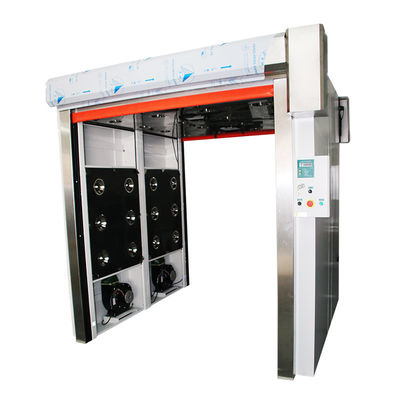 20m/S SUS304 কার্গো এয়ার শাওয়ার টানেল PVC দরজা HEPA ফিল্টার